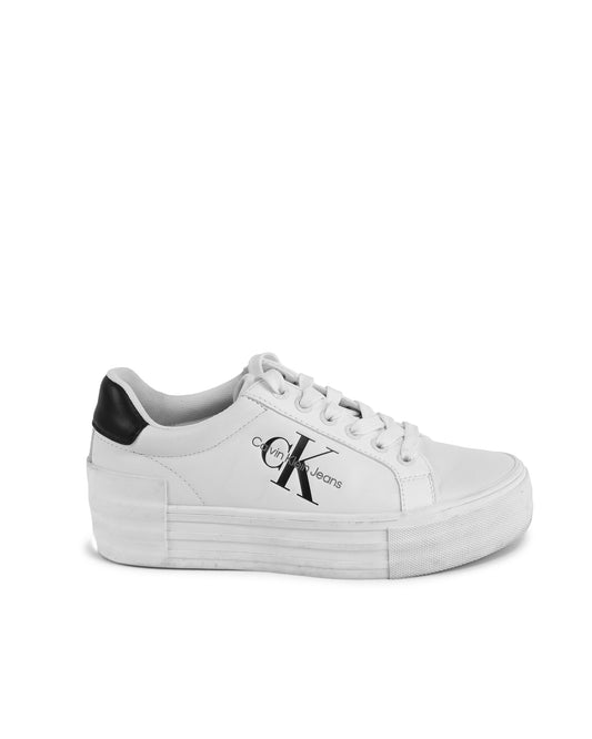 Calvin Klein Womens Sneaker White YW0YW00821YBR