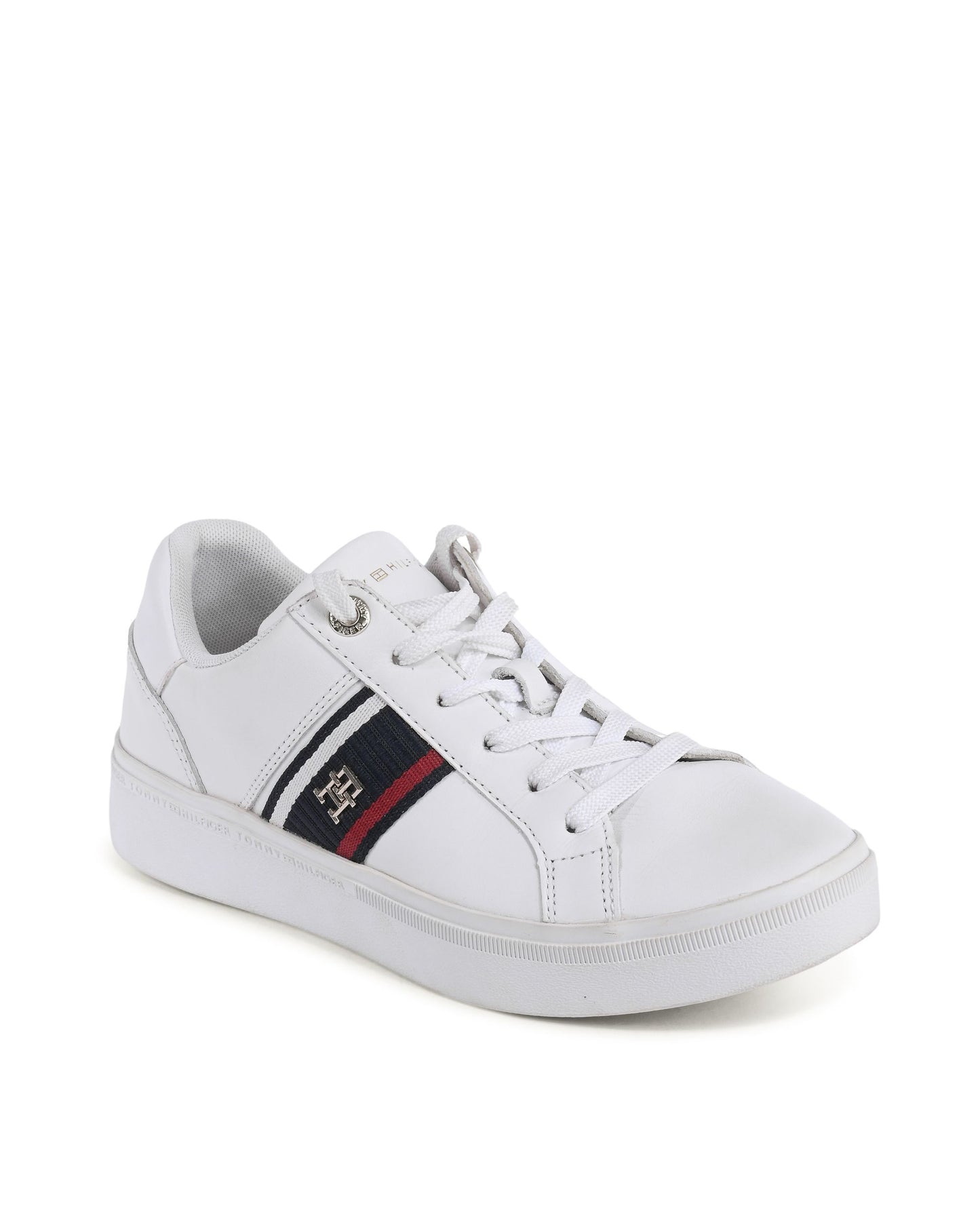 Tommy Hilfiger Womens Sneaker White FW0FW07379YBS