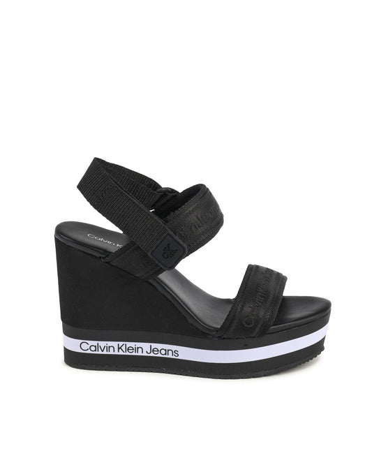 Calvin Klein Womens Sandal Black YW0YW00572BDS