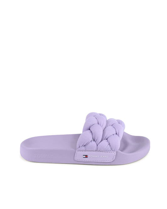 Tommy Hilfiger Womens Flip Flop Purple EN0EN02450W06