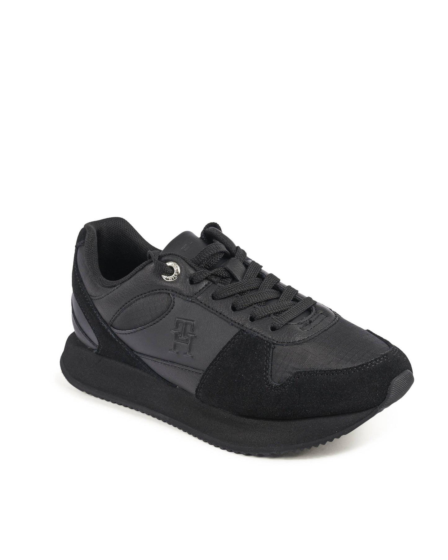 Tommy Hilfiger Womens Sneaker Black FW0FW07585BDS