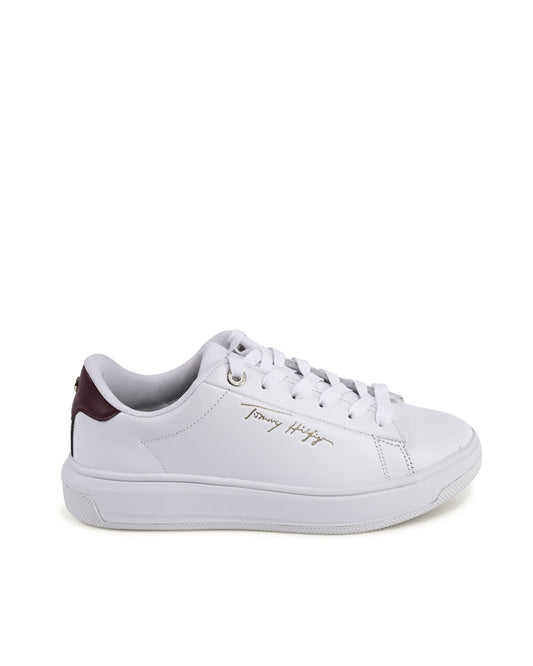 Tommy Hilfiger Womens Sneaker White FW0FW06738YBR