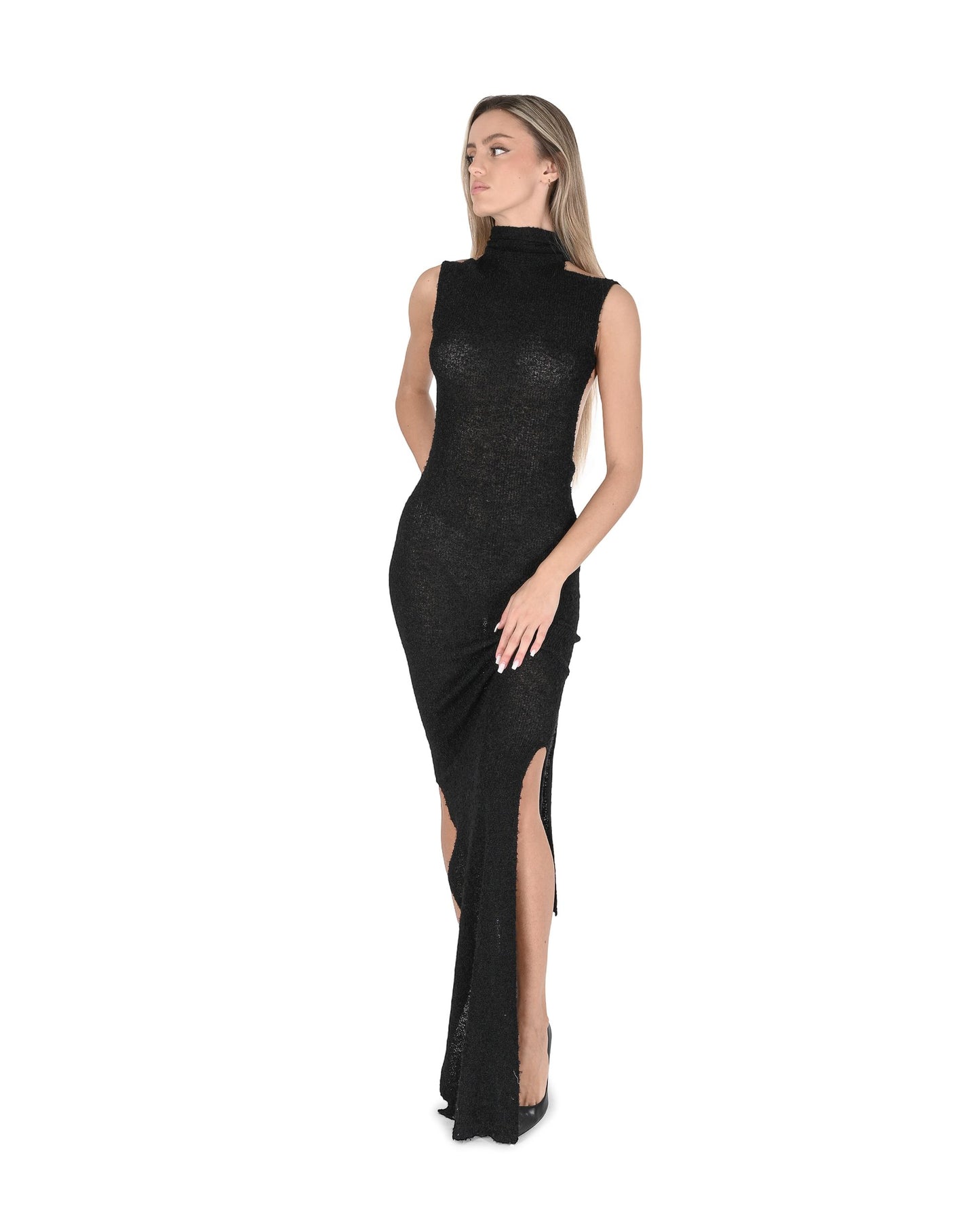 Aya Muse Womens Dress AMPF2403 BLACK 801