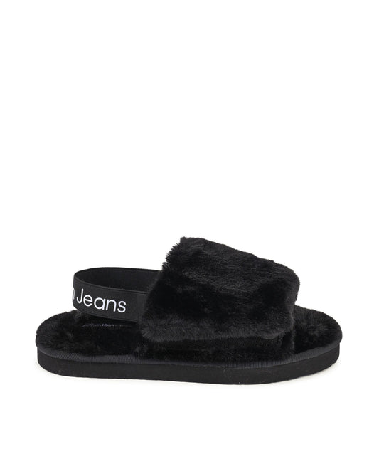 Calvin Klein Womens Slipper Black YW0YW01158BEH