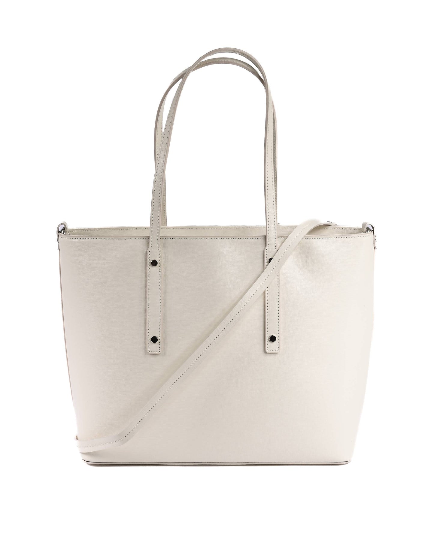 V Italia Womens Handbag CB1070 SAFFIANO LATTE