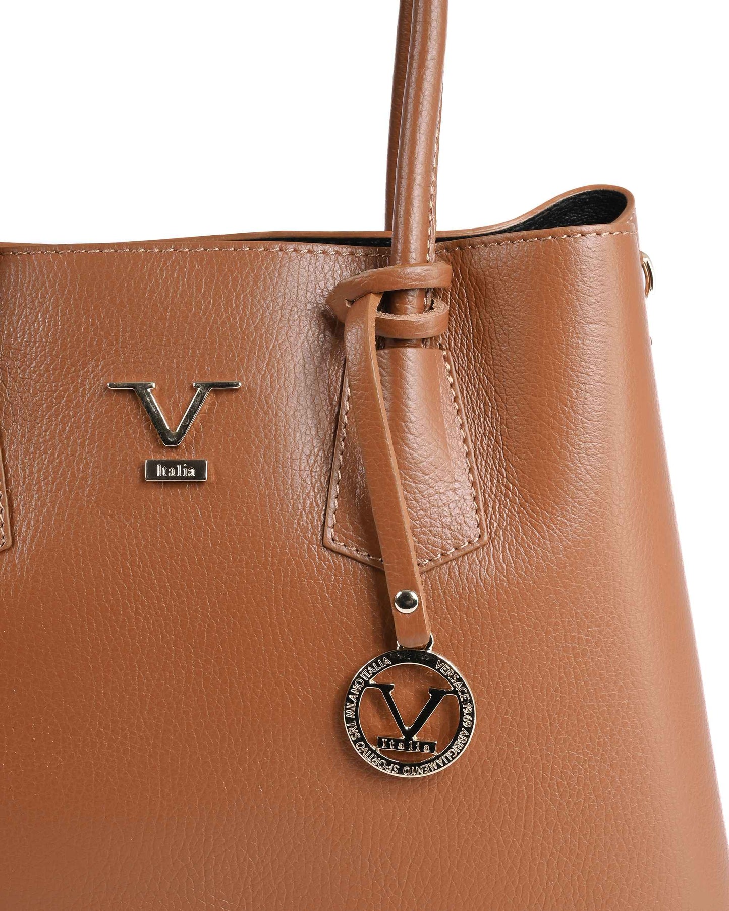 V Italia Womens Handbag 10510 DOLLARO CUOIO