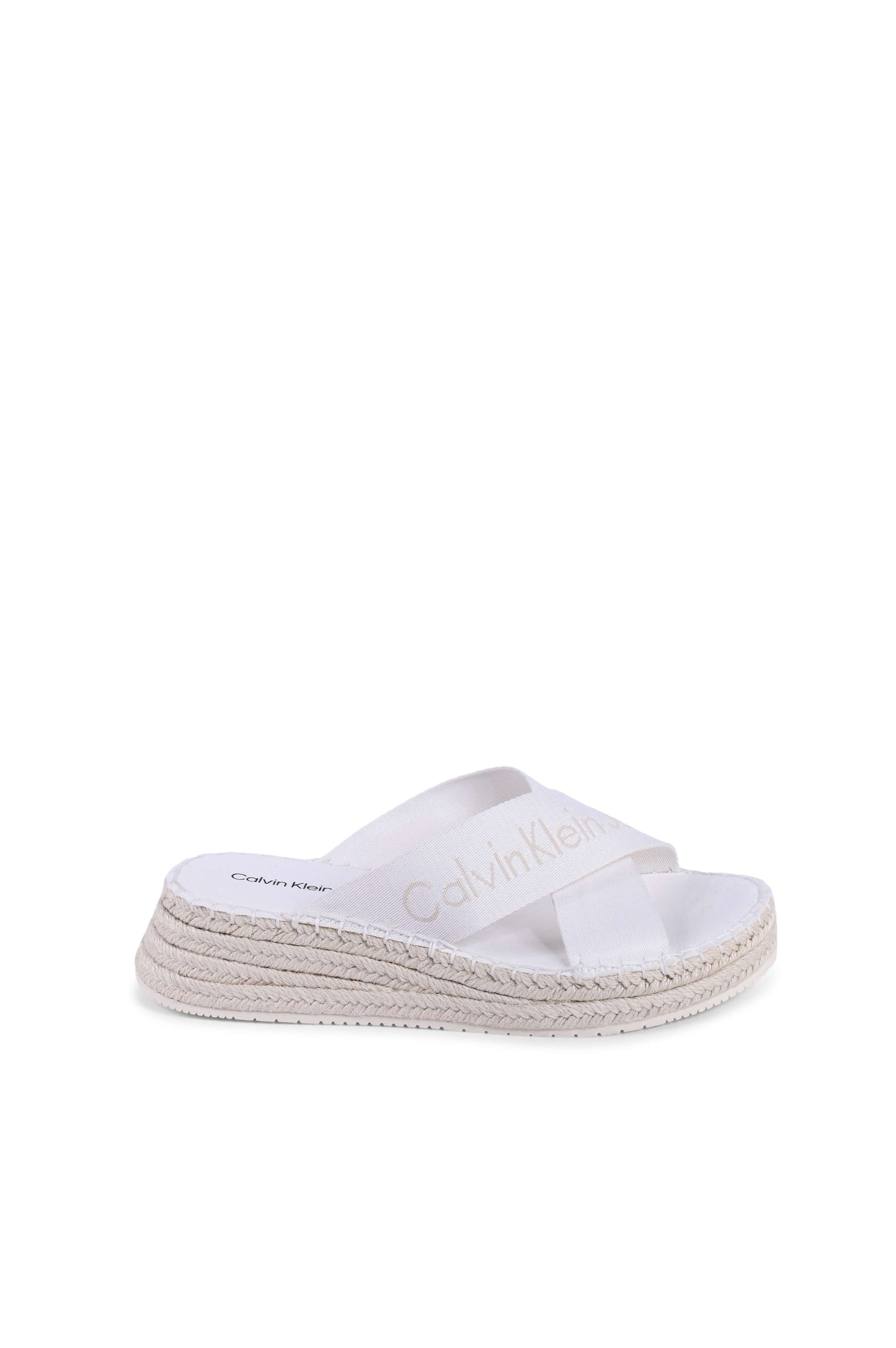 Calvin Klein Womens Wedge White YW0YW013640K4