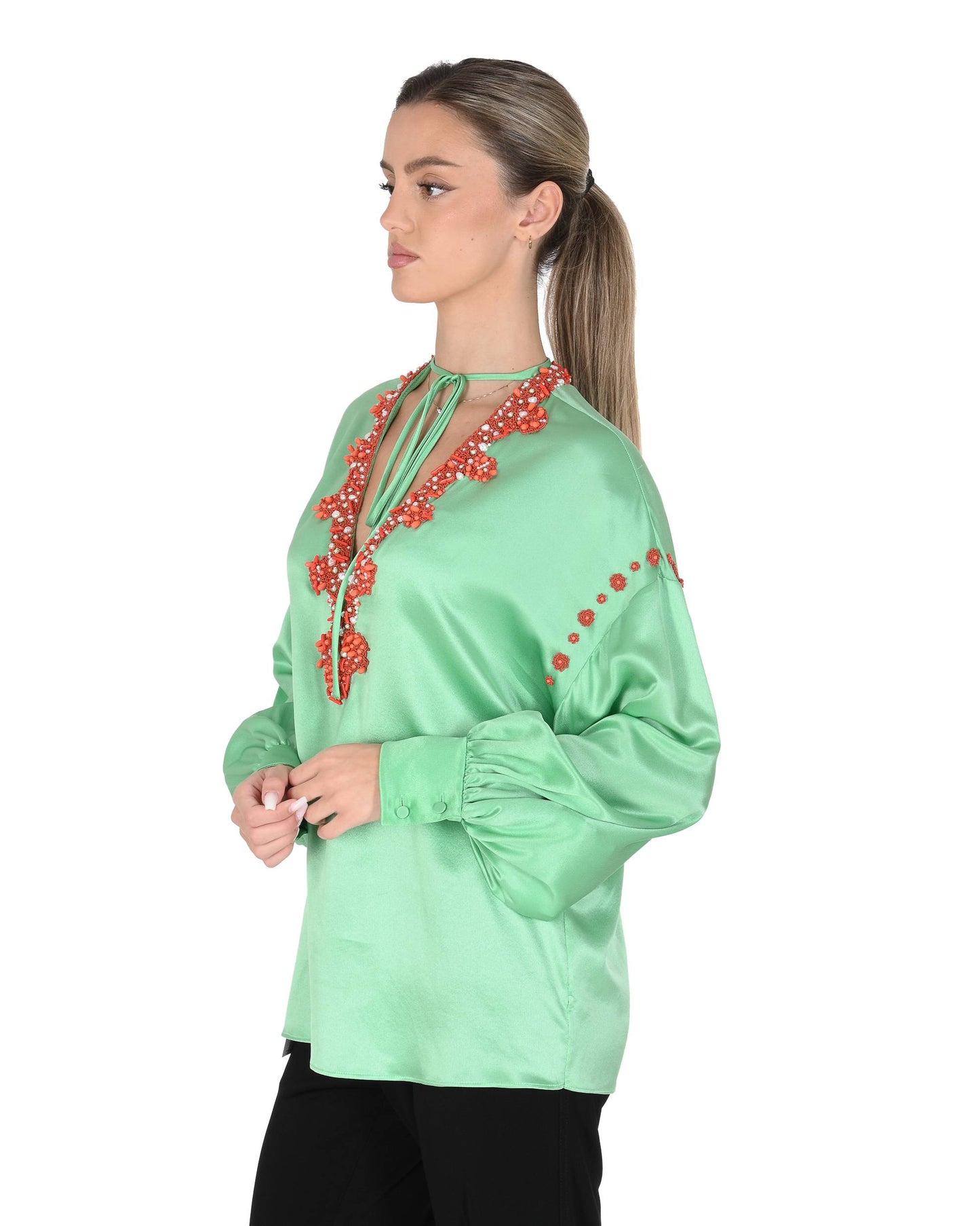 Valentino Womens Blouse AE9568C7 ZZ7 5IC