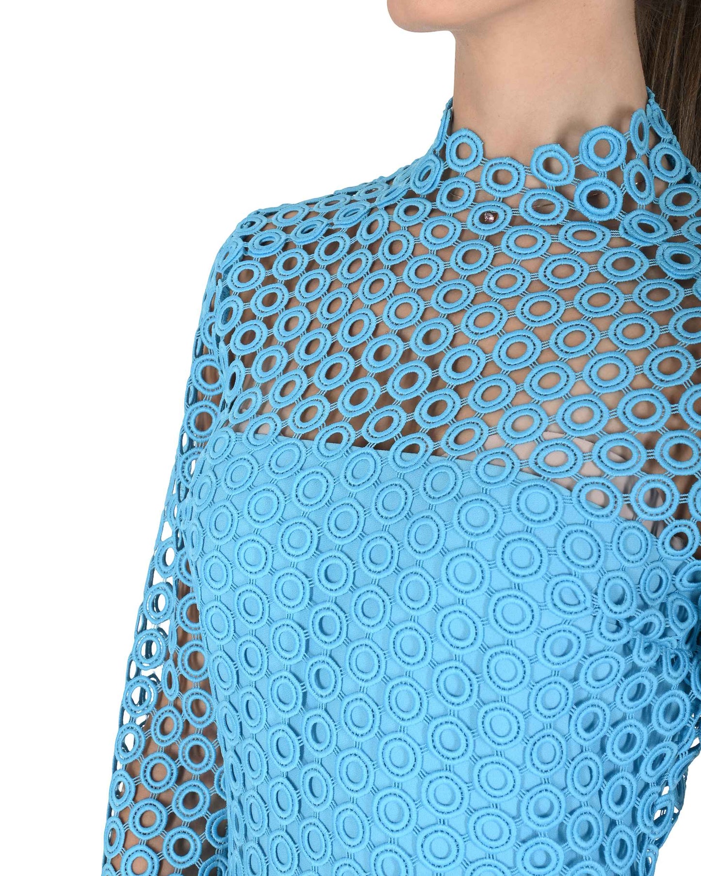 David Koma Womens Dress AW24DK13DA TURQUOISE 504