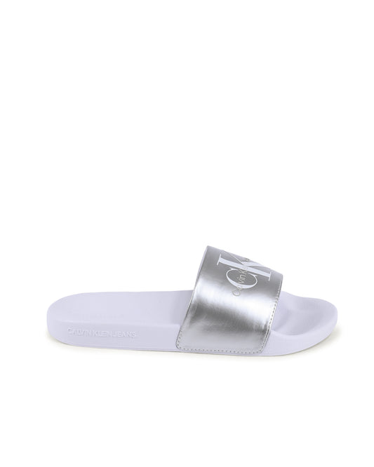 Calvin Klein Women Flip Flops WHITE YW0YW012430K9