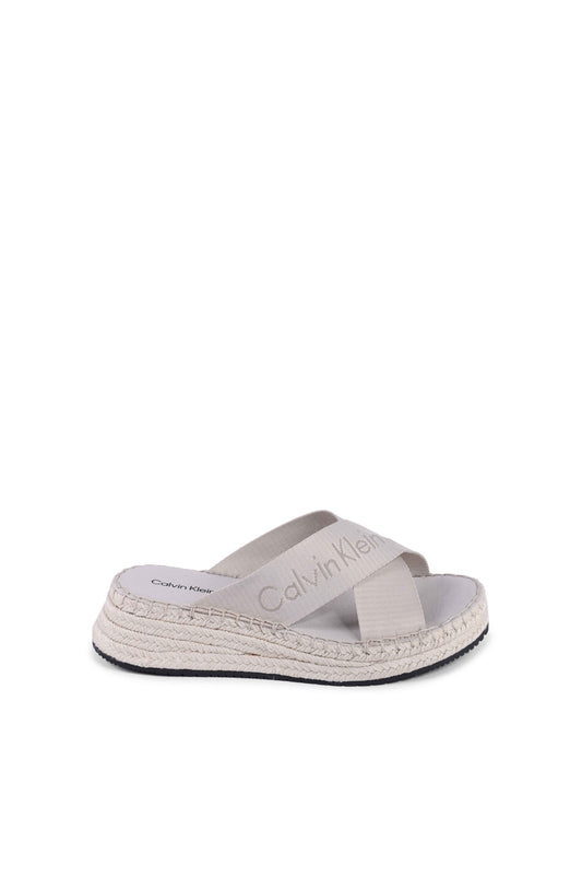 Calvin Klein Womens Wedge Beige YW0YW01364ACF