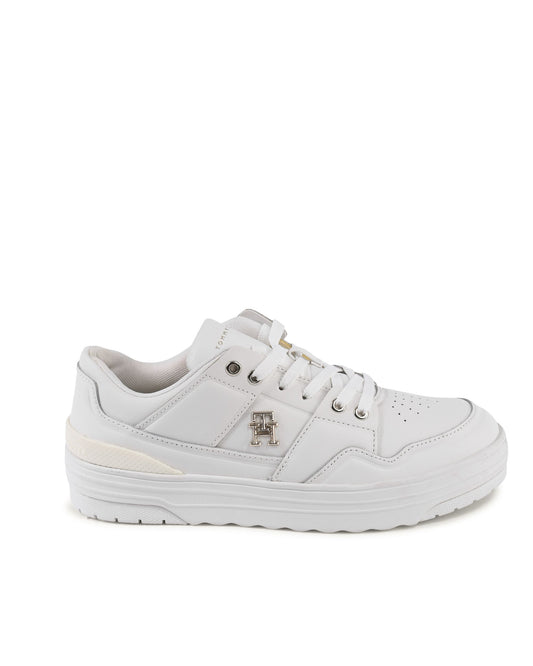 Tommy Hilfiger Womens Sneaker White FW0FW07756YBL