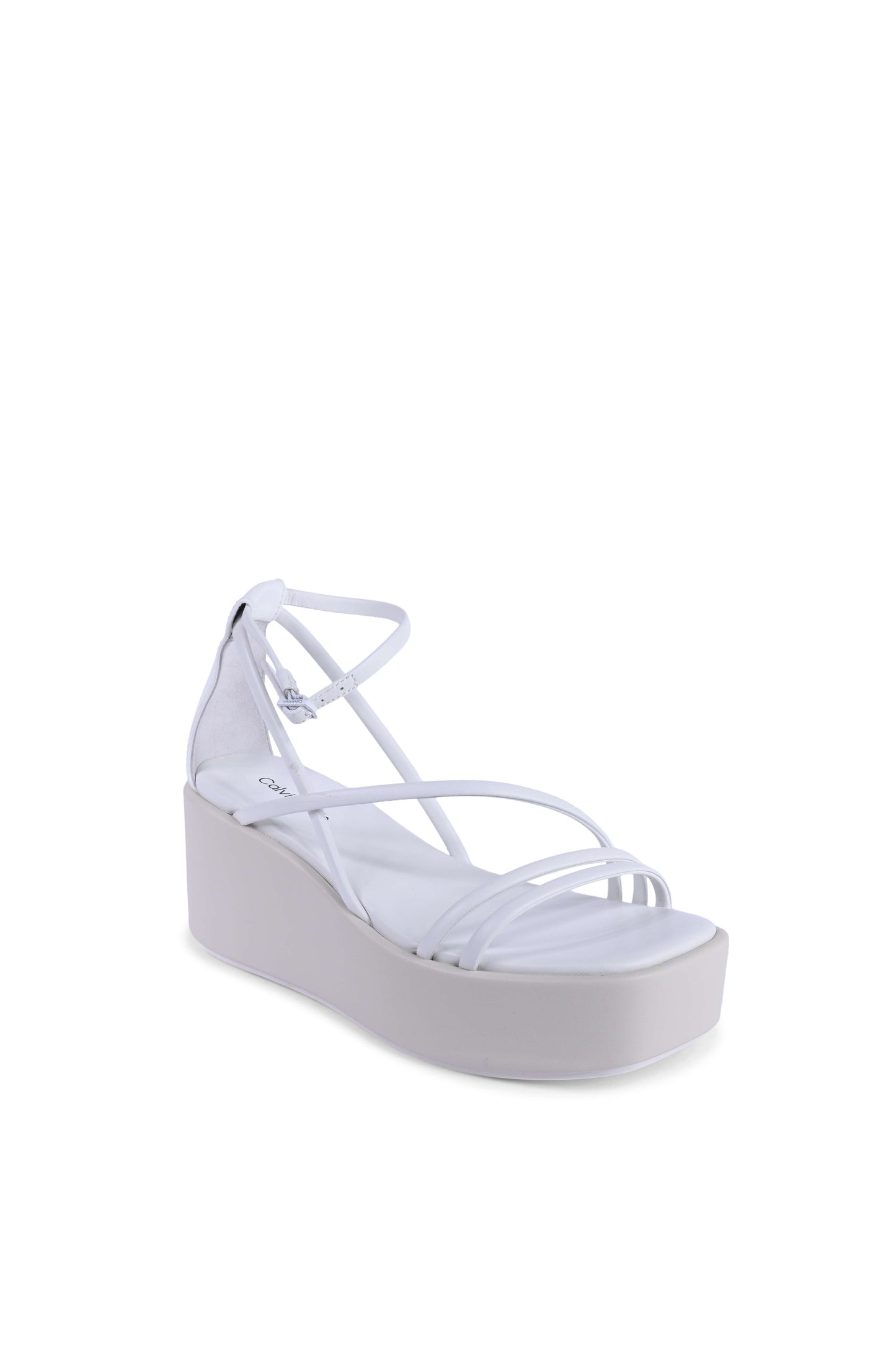 Calvin Klein Womens Wedge White HW0HW019490K9