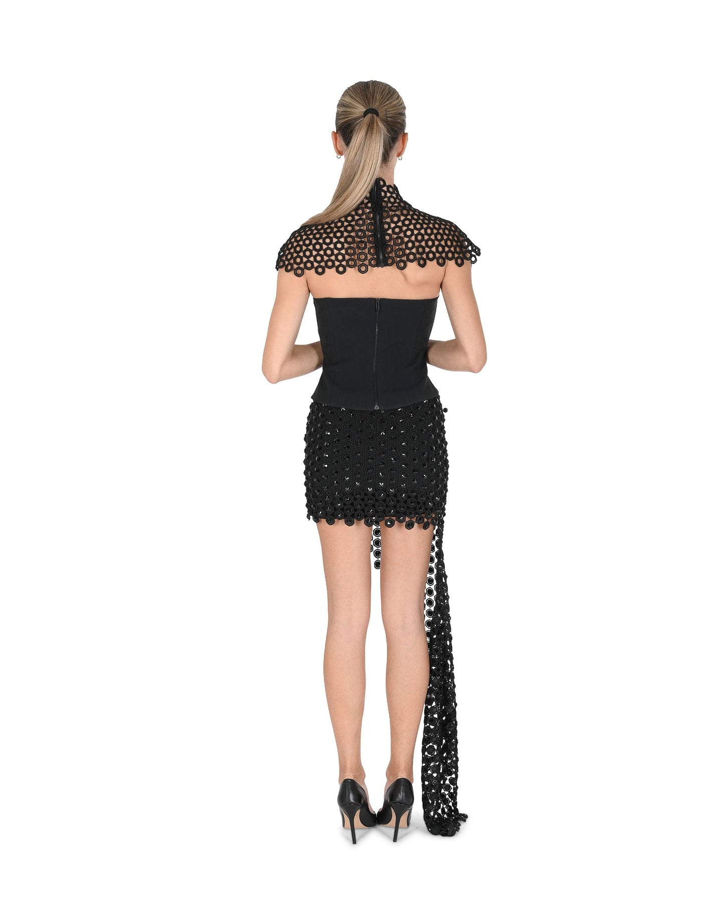 David Koma Womens Skirt AW24DK14S BLACK 801