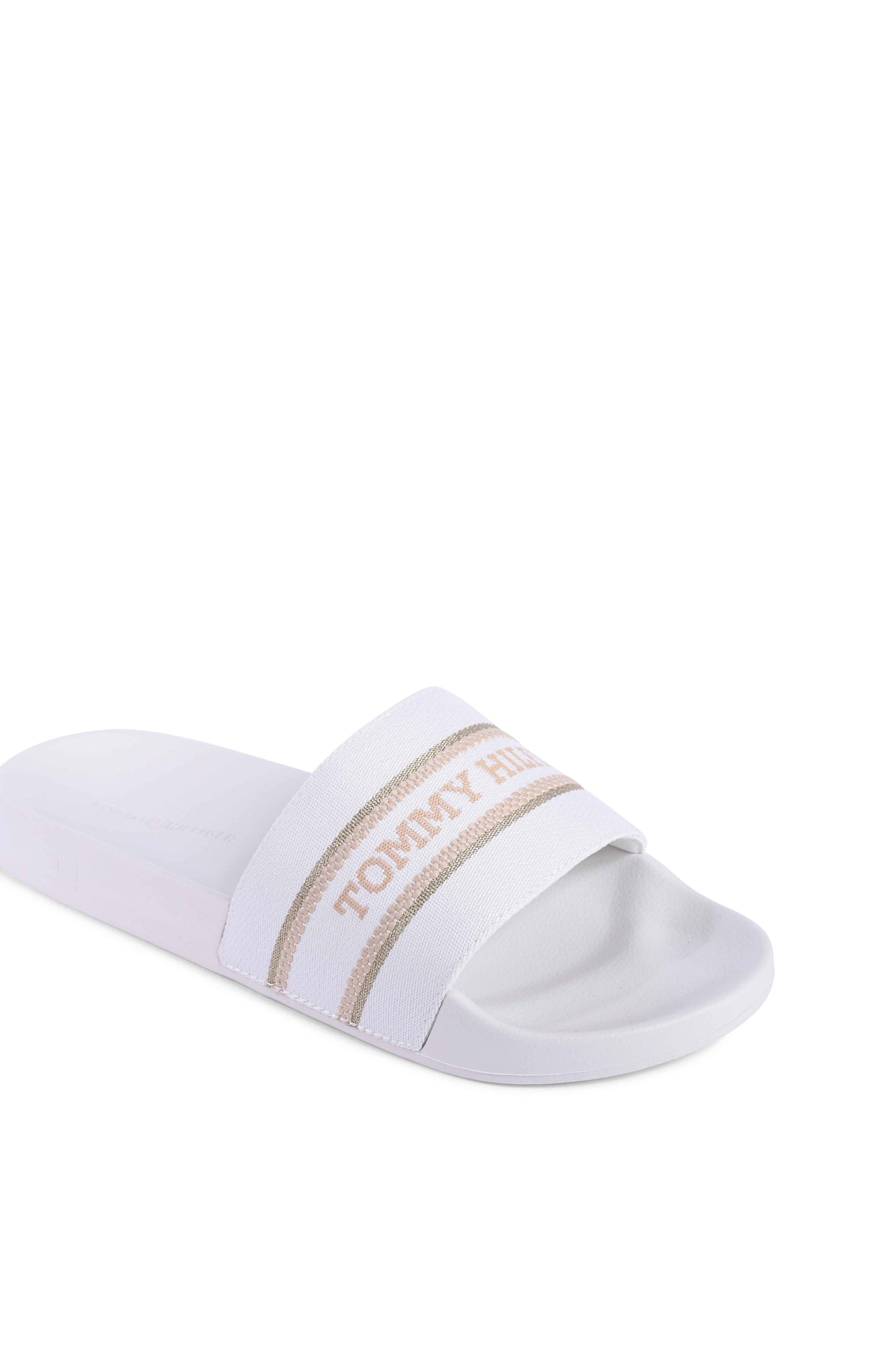 Tommy Hilfiger Womens Slide White FW0FW07845YBL
