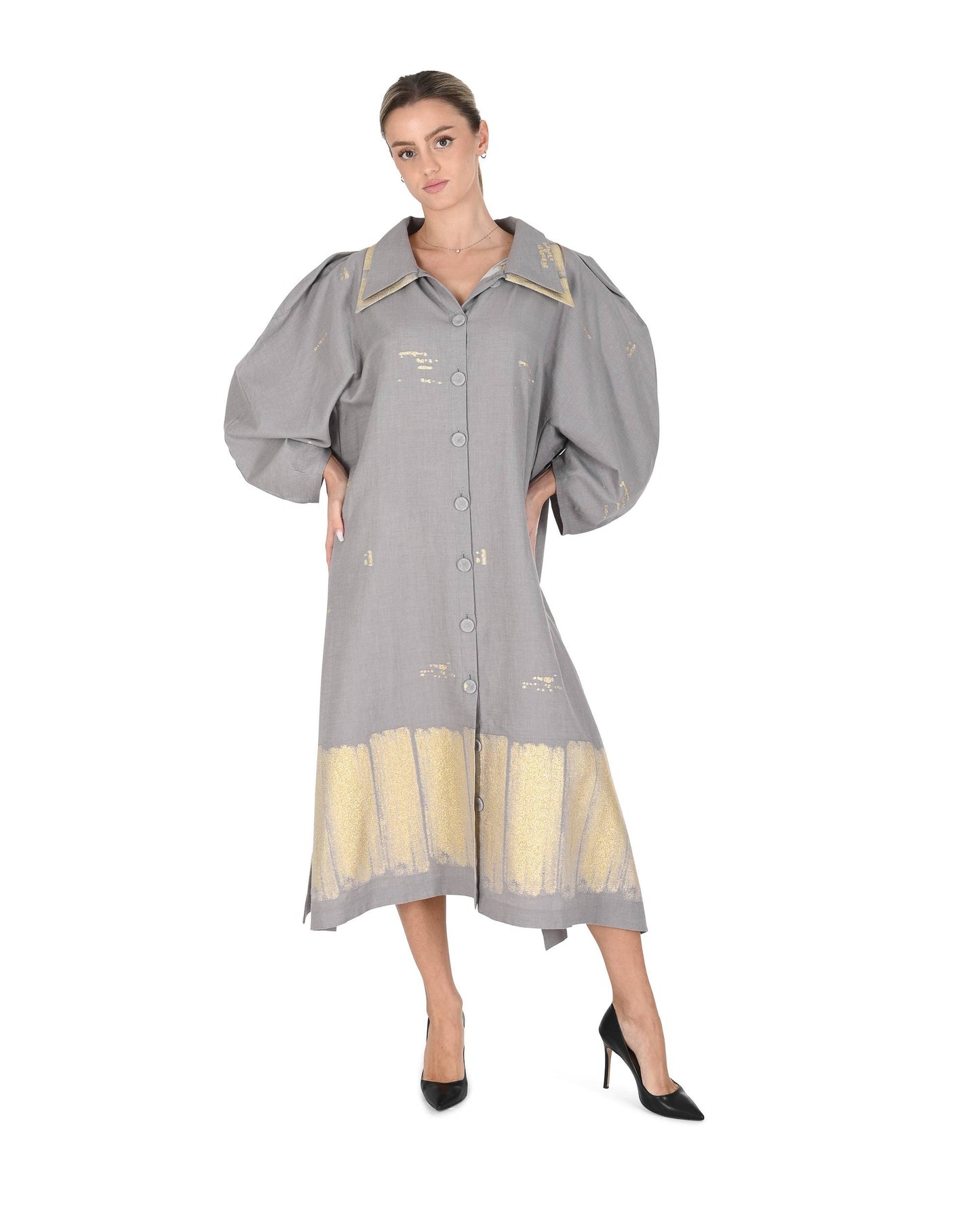Mykonos Womens Dress DELOS GREY BRUSH 802