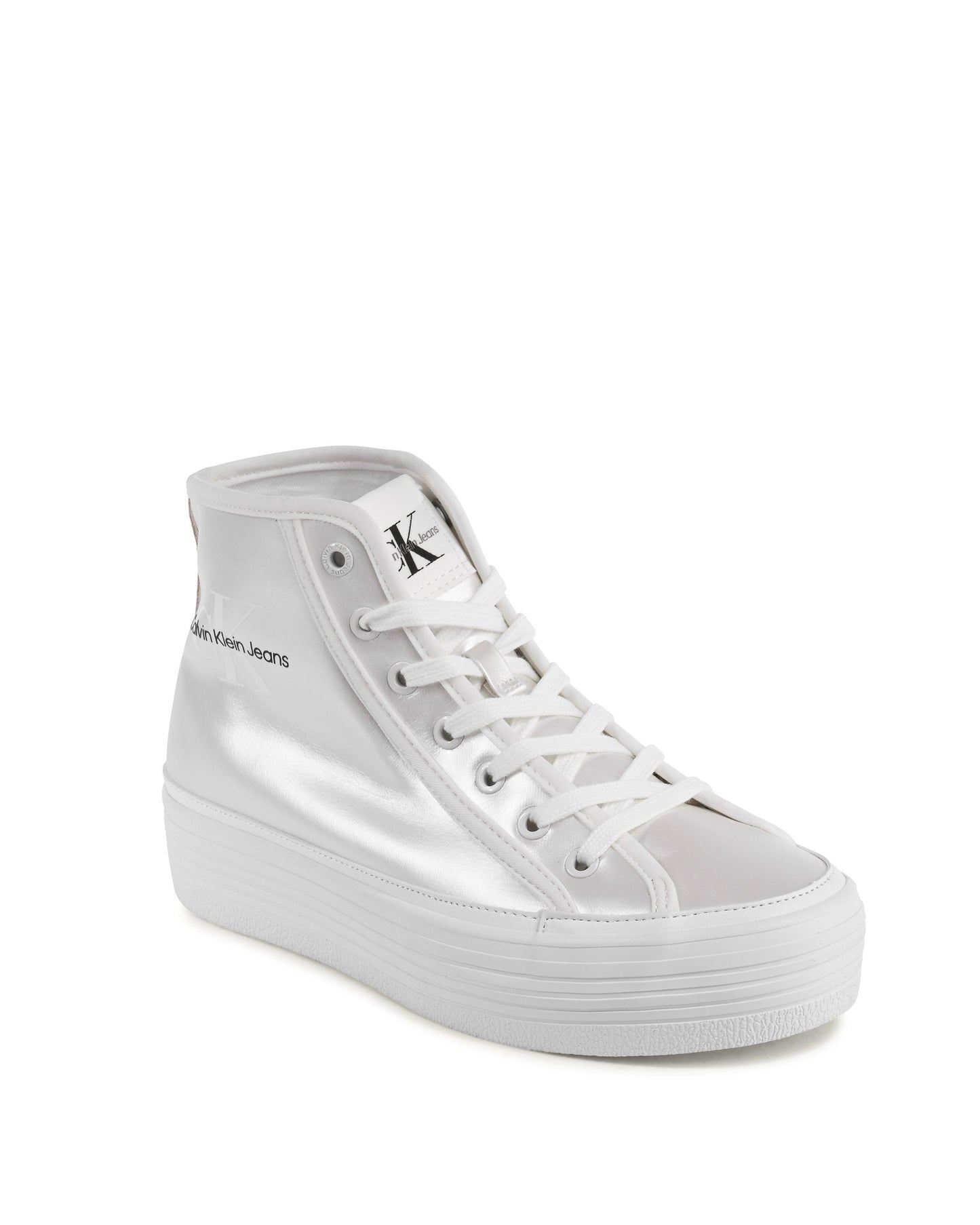 Calvin Klein Womens Sneaker White YW0YW01226YBR