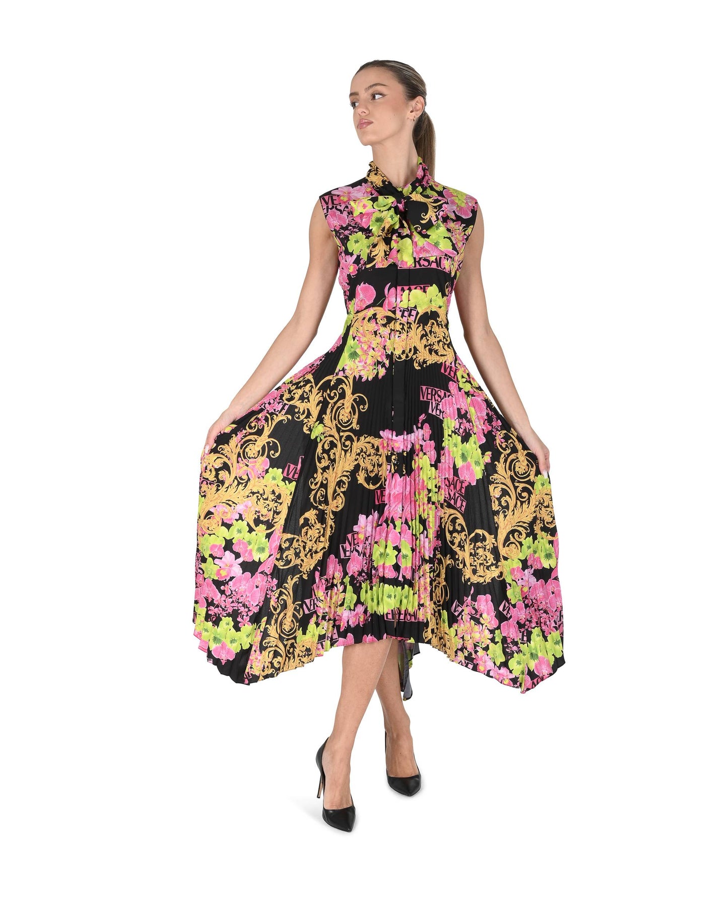Versace Womens Dress 10091491A06641.5B100 8P2