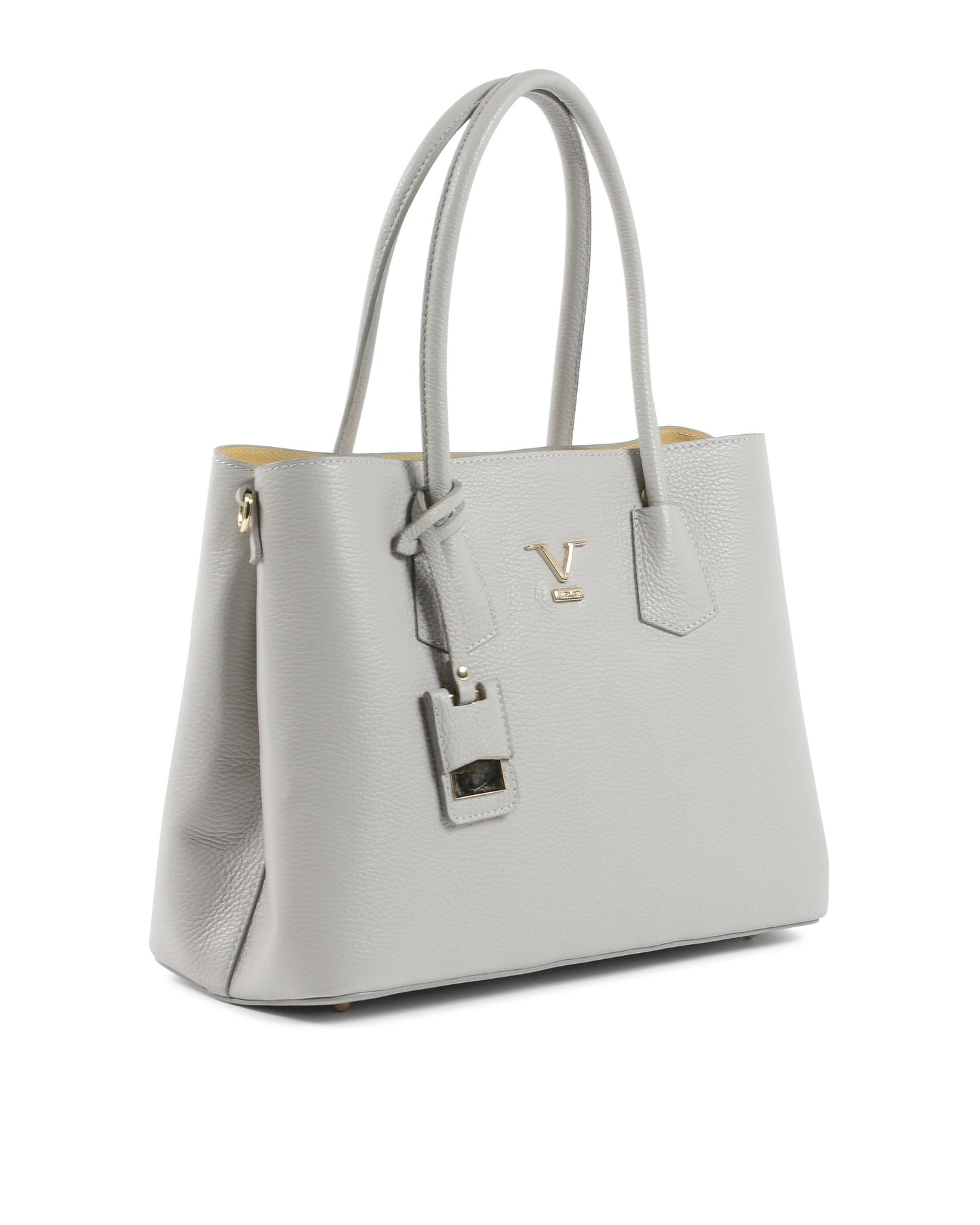V Italia Womens Handbag Grey 10510 DOLLARO GRIGIO PERLA