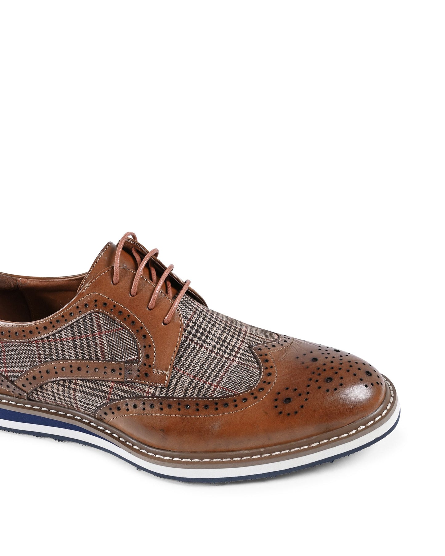 19V69 Italia Mens Lace Up Shoes Brown YO F1605-012 TABACCO
