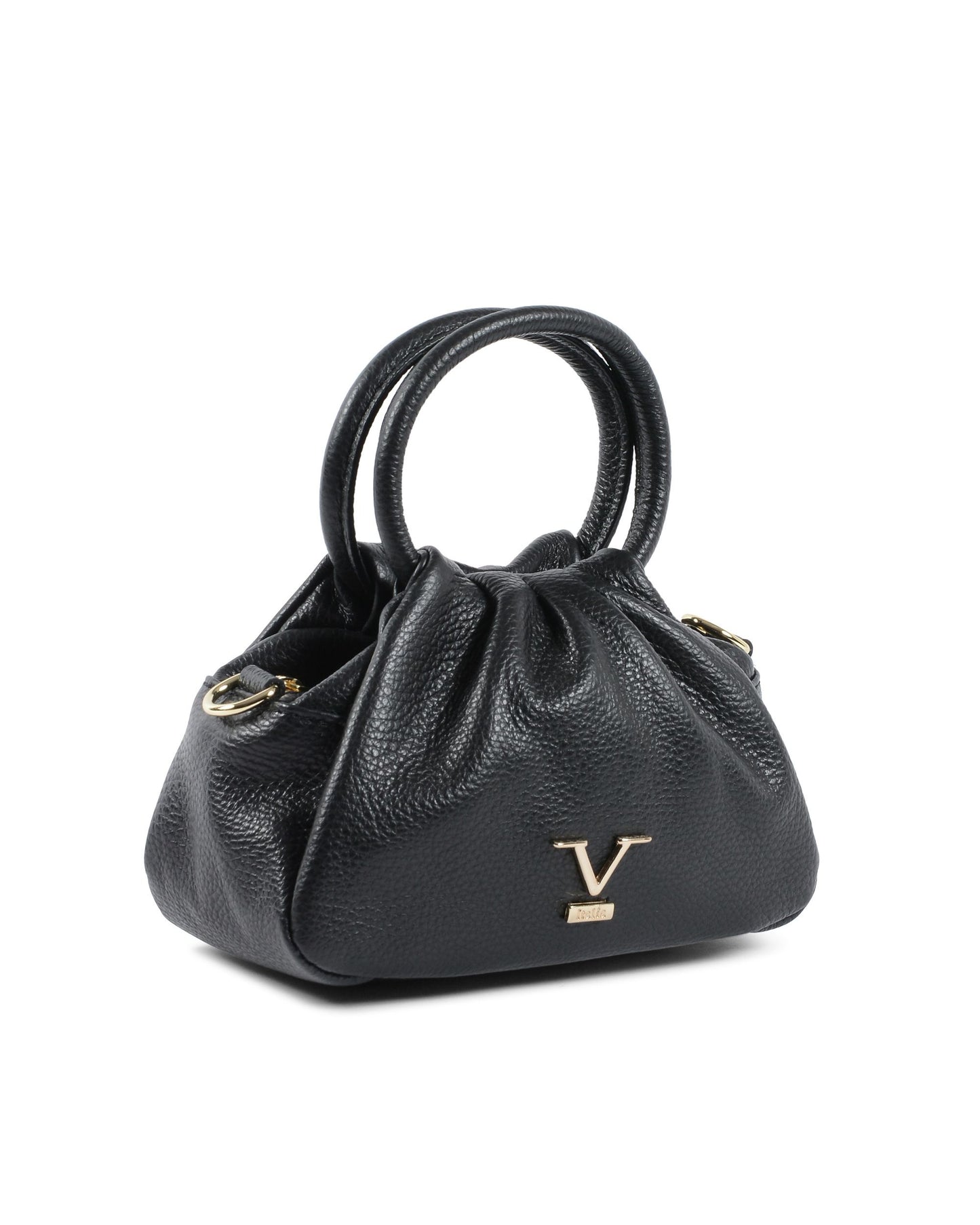 V Italia Womens Mini Bag Black 10311 DOLLARO NERO