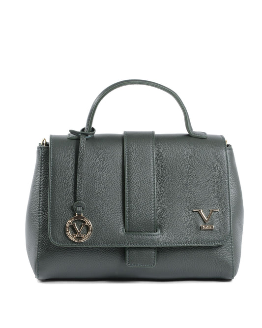 V Italia Womens Handbag Dark Green BC10280 52 DOLLARO VERDE SCURO