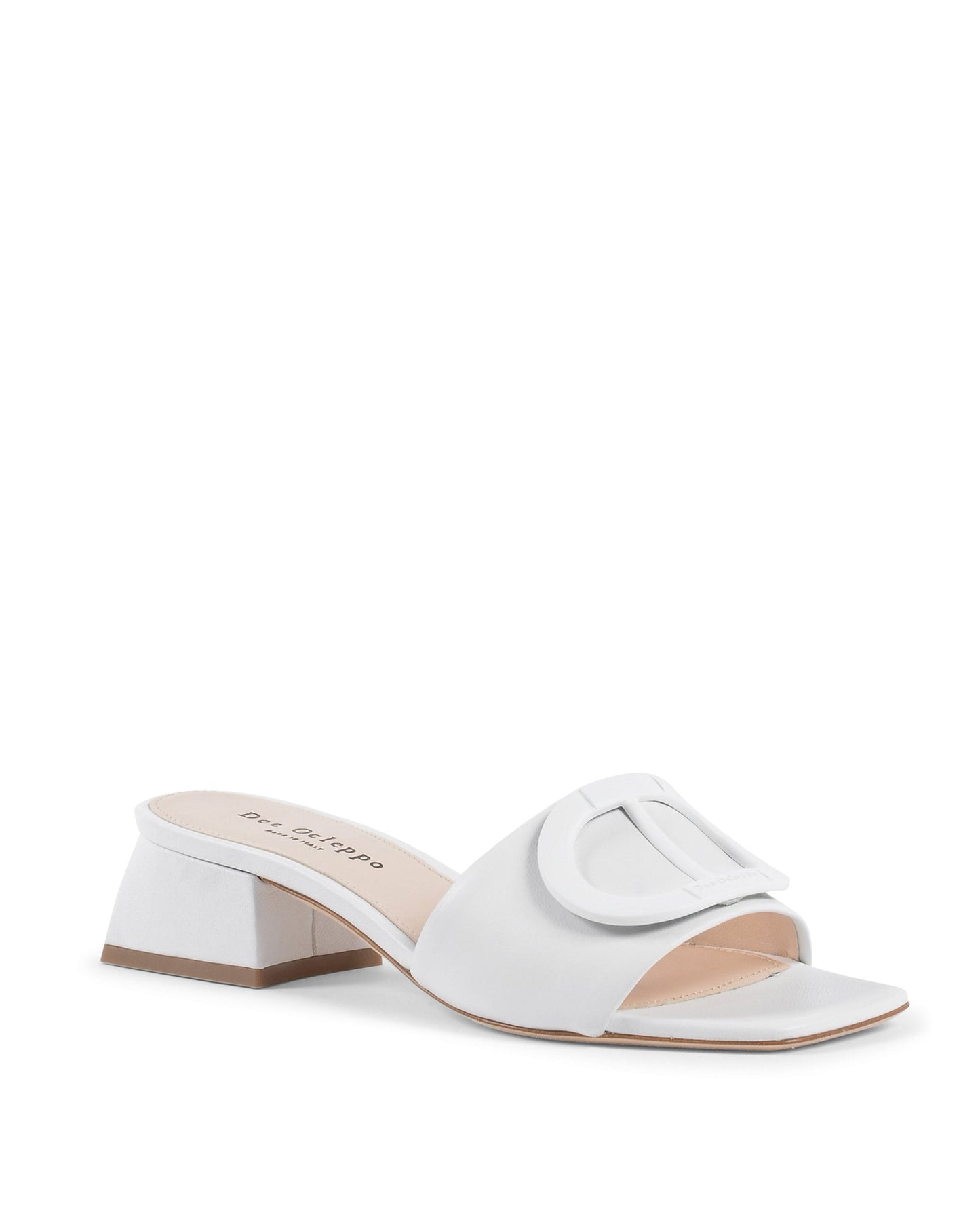 Dizzy Logo Mule - White