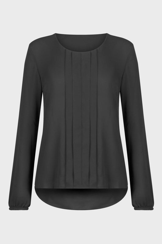 19V69 Italia Womens Blouse Black JULIA BLACK
