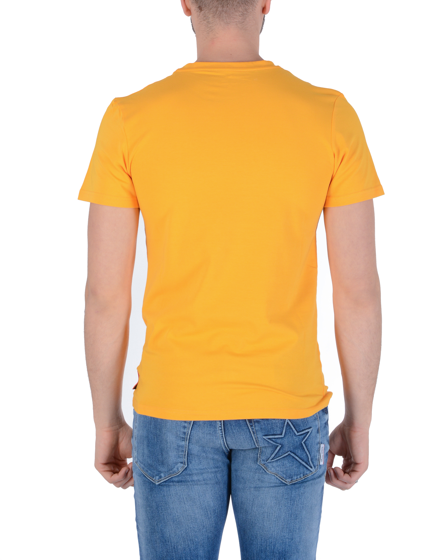 Andrew Charles Mens T-Shirt KEITA YELLOW S6