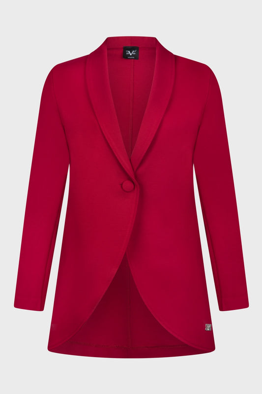 19V69 Italia Womens Blazer Bordeaux MONO BORDEAUX