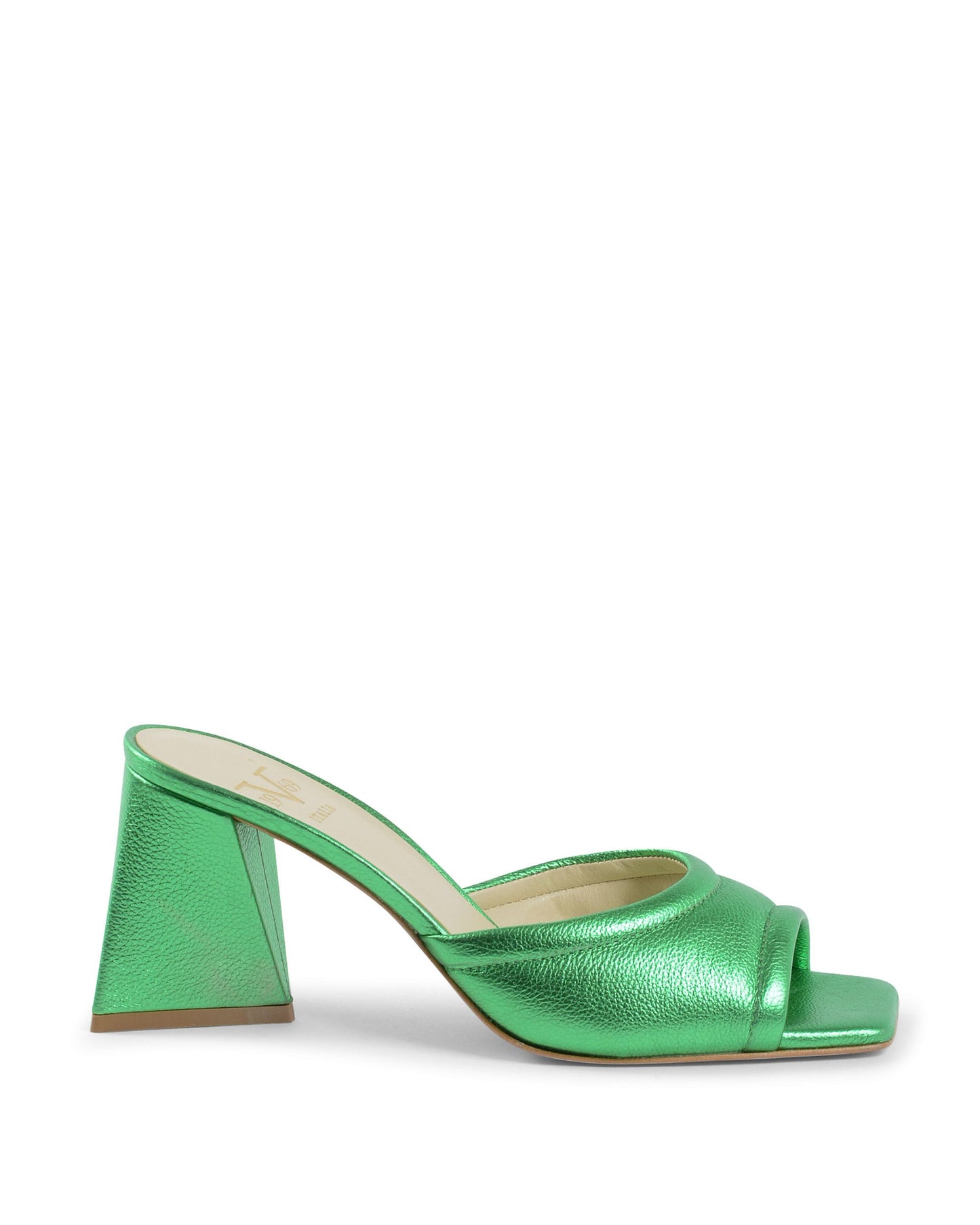 19V69 Italia Womens Sandal Green SIMONA VIT. BOT. VERDE LAME'