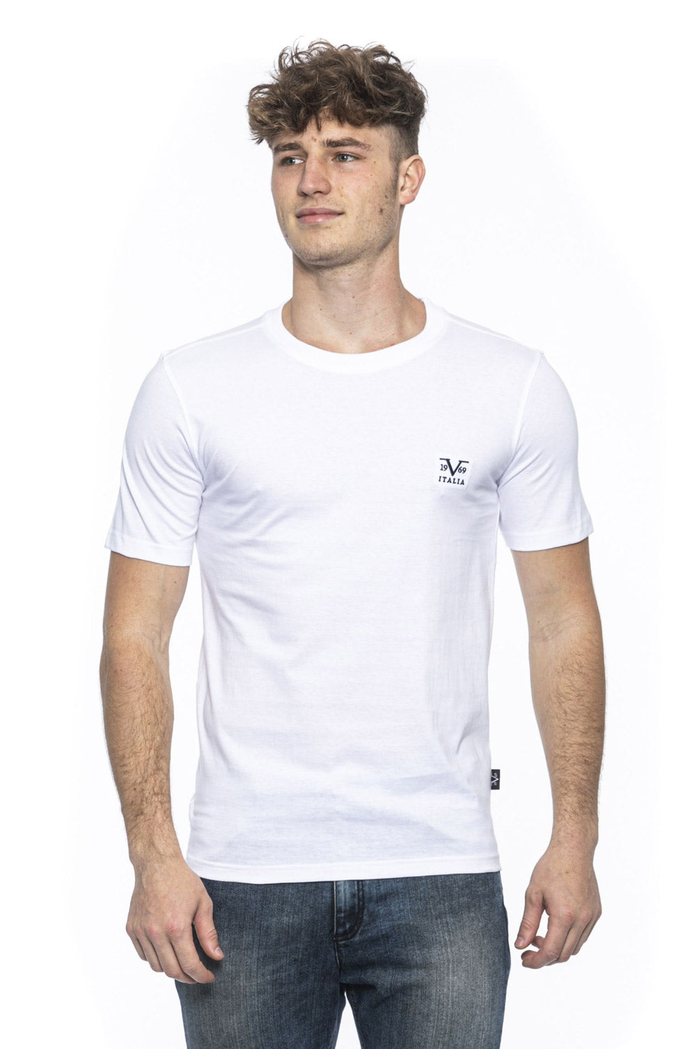 19V69 Italia Mens T-Shirt White ERIC WHITE
