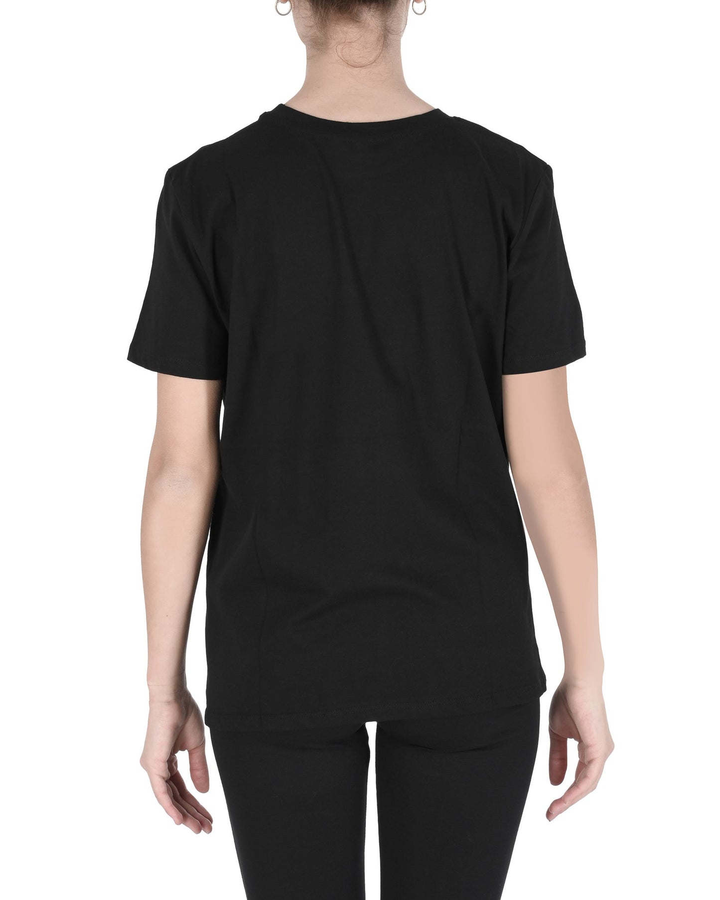 19V69 Italia Womens T-Shirt CERTIFICATE BLACK