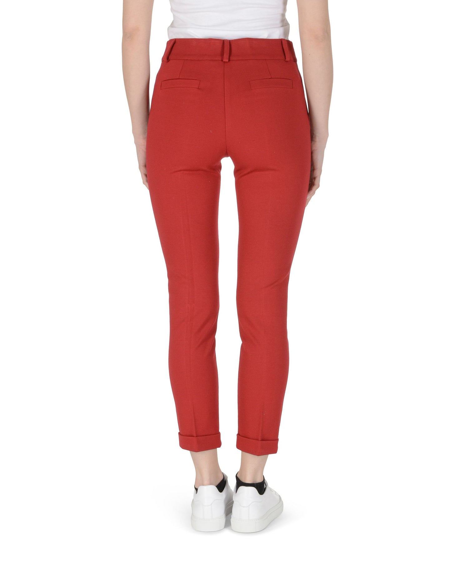 19V69 Italia Womens Trousers Red LEA PR RED
