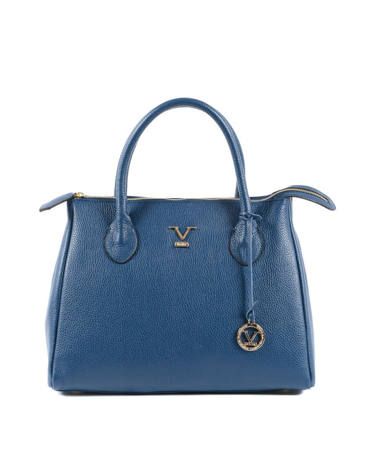 V Italia Womens Handbag Blue VE1998 DOLLARO BLUE JEANS