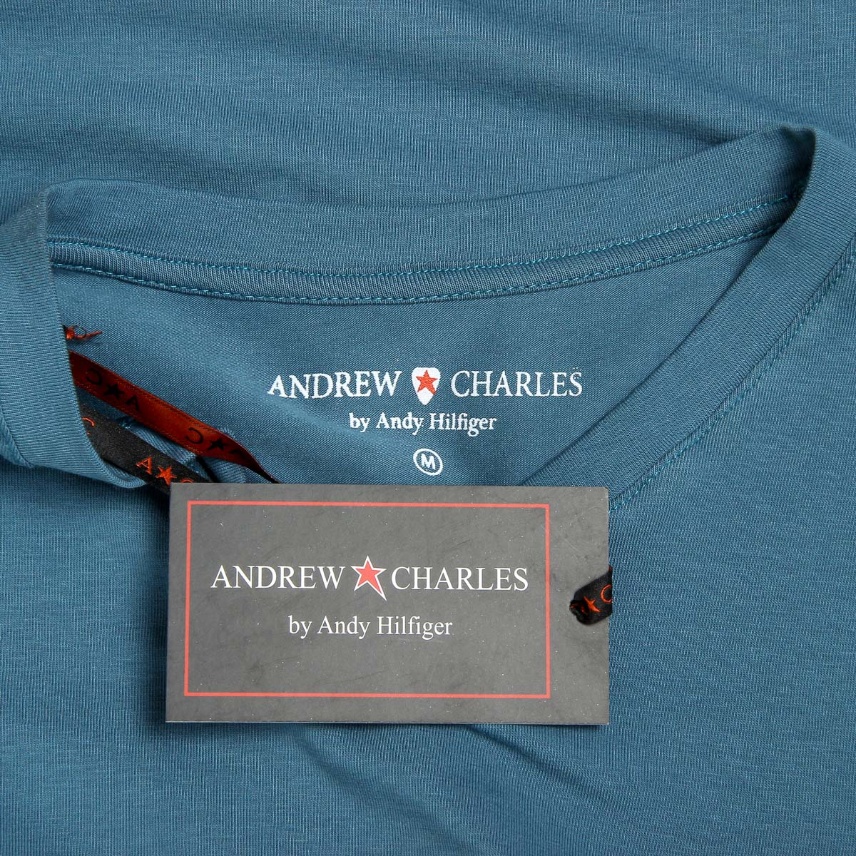 Andrew Charles Mens T-Shirt Short Sleeves V-Neck Green KENAN