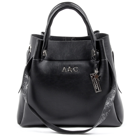 Andrew Charles Womens Handbag Black MARISSA