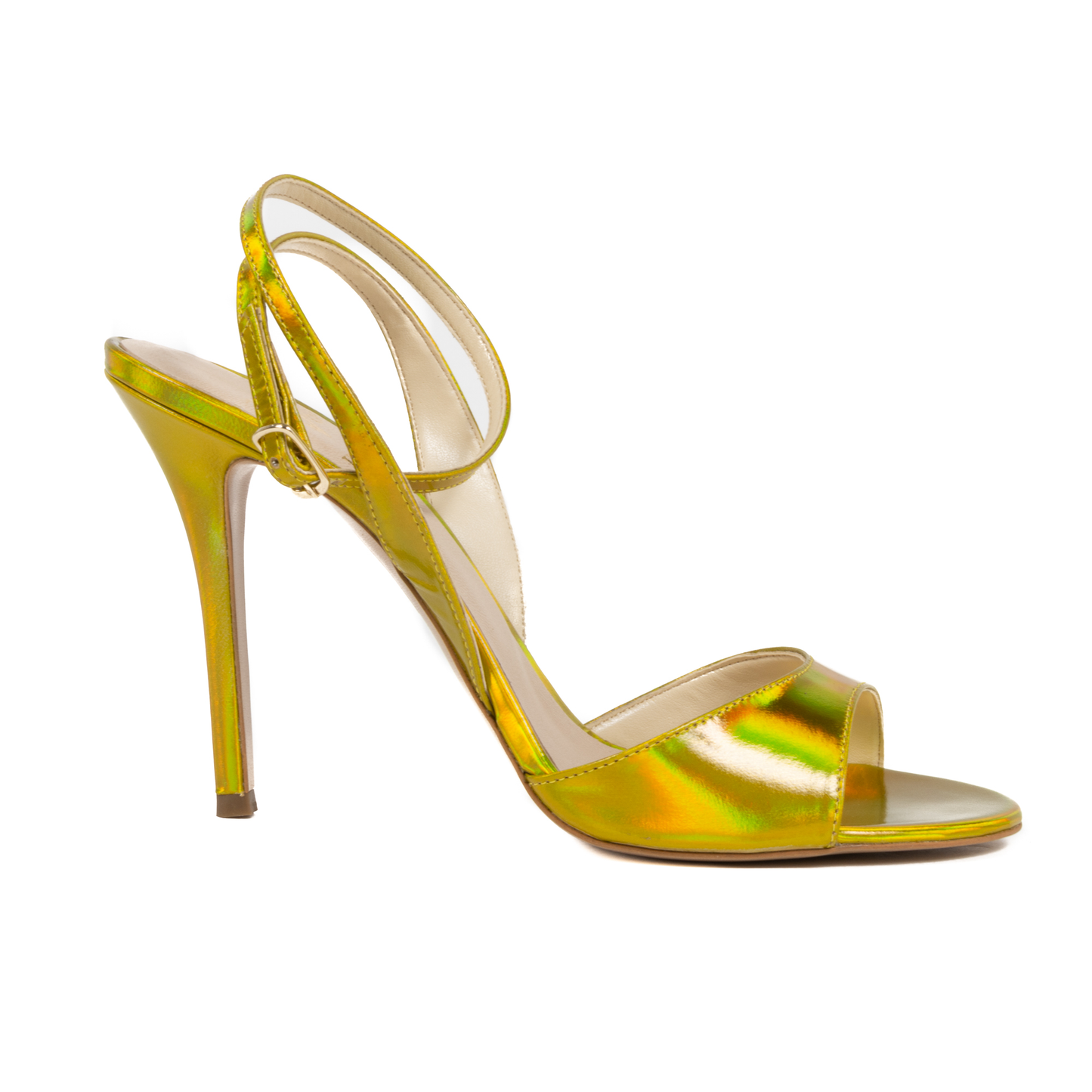 V1969 Italia Womens Ankle Strap Sandal Yellow 302 SPECCHIO GIALLO