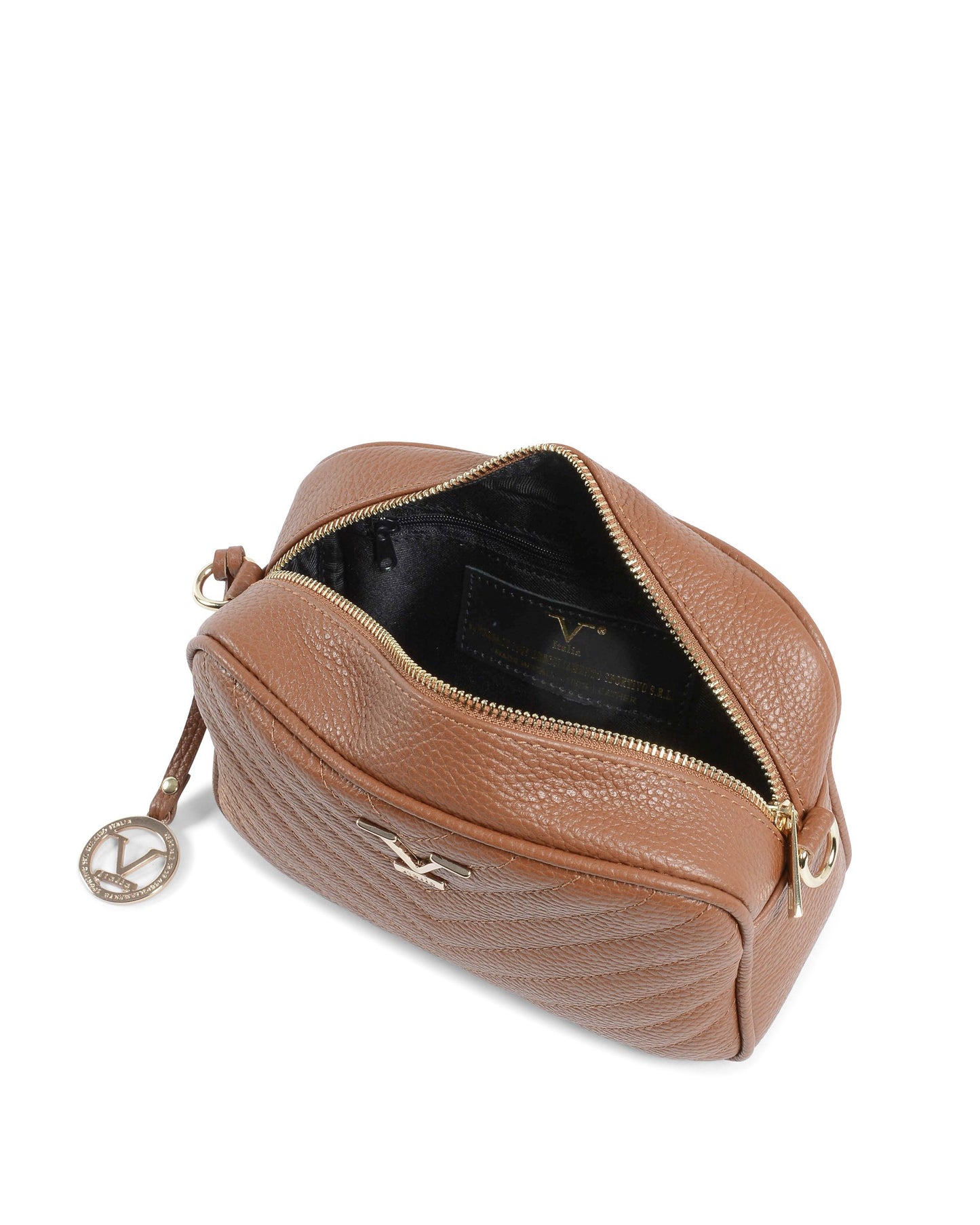 V Italia Womens Handbag Tan V101 52 DOLLARO CUOIO