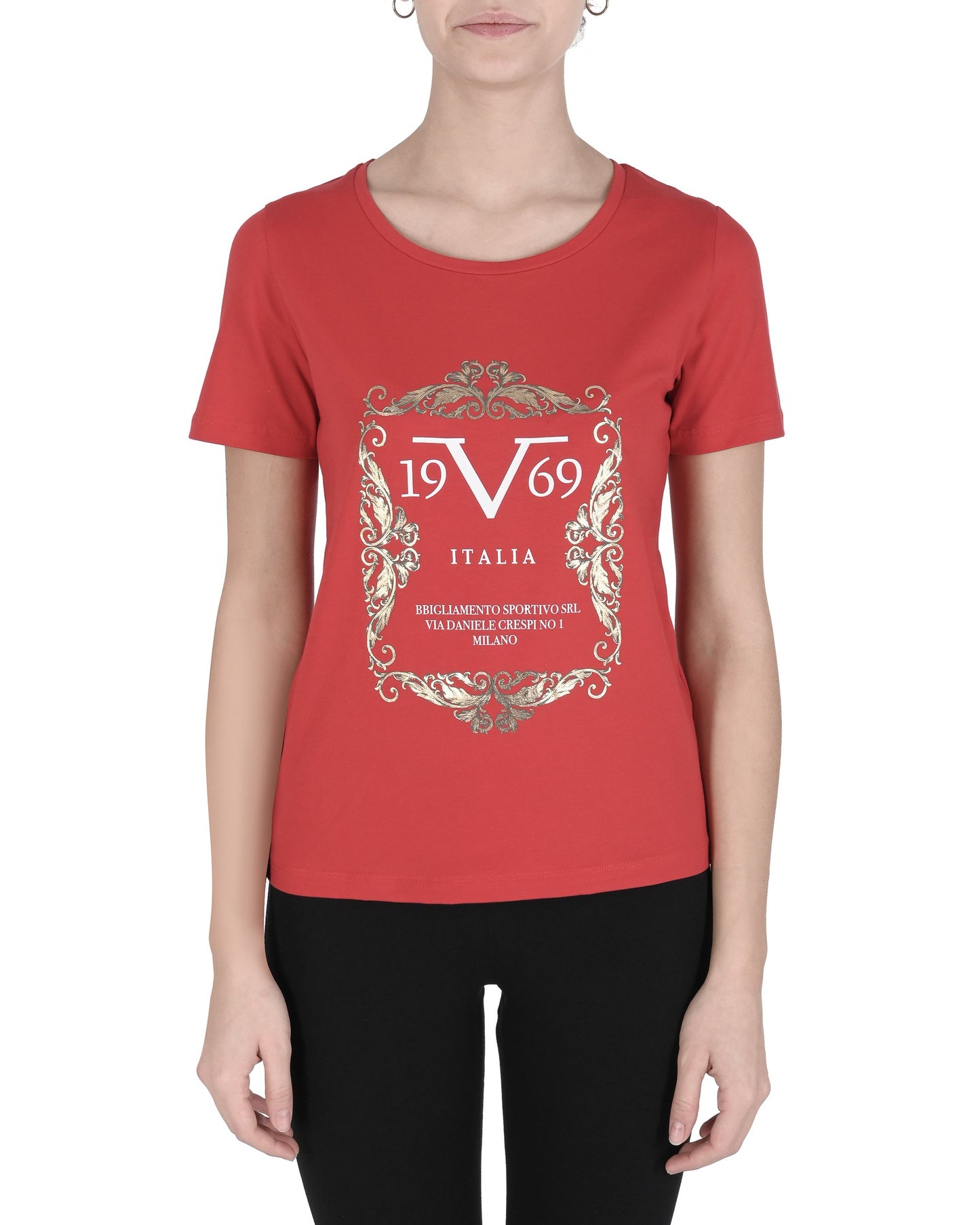 19V69 Italia Womens T-Shirt ALESSANDRA RED