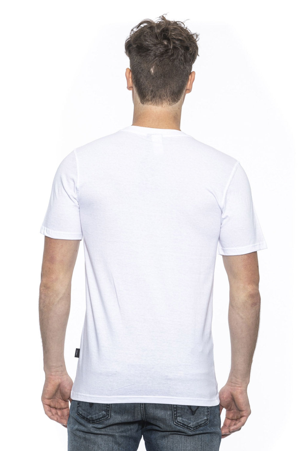 19V69 Italia Mens T-Shirt White MIKE WHITE