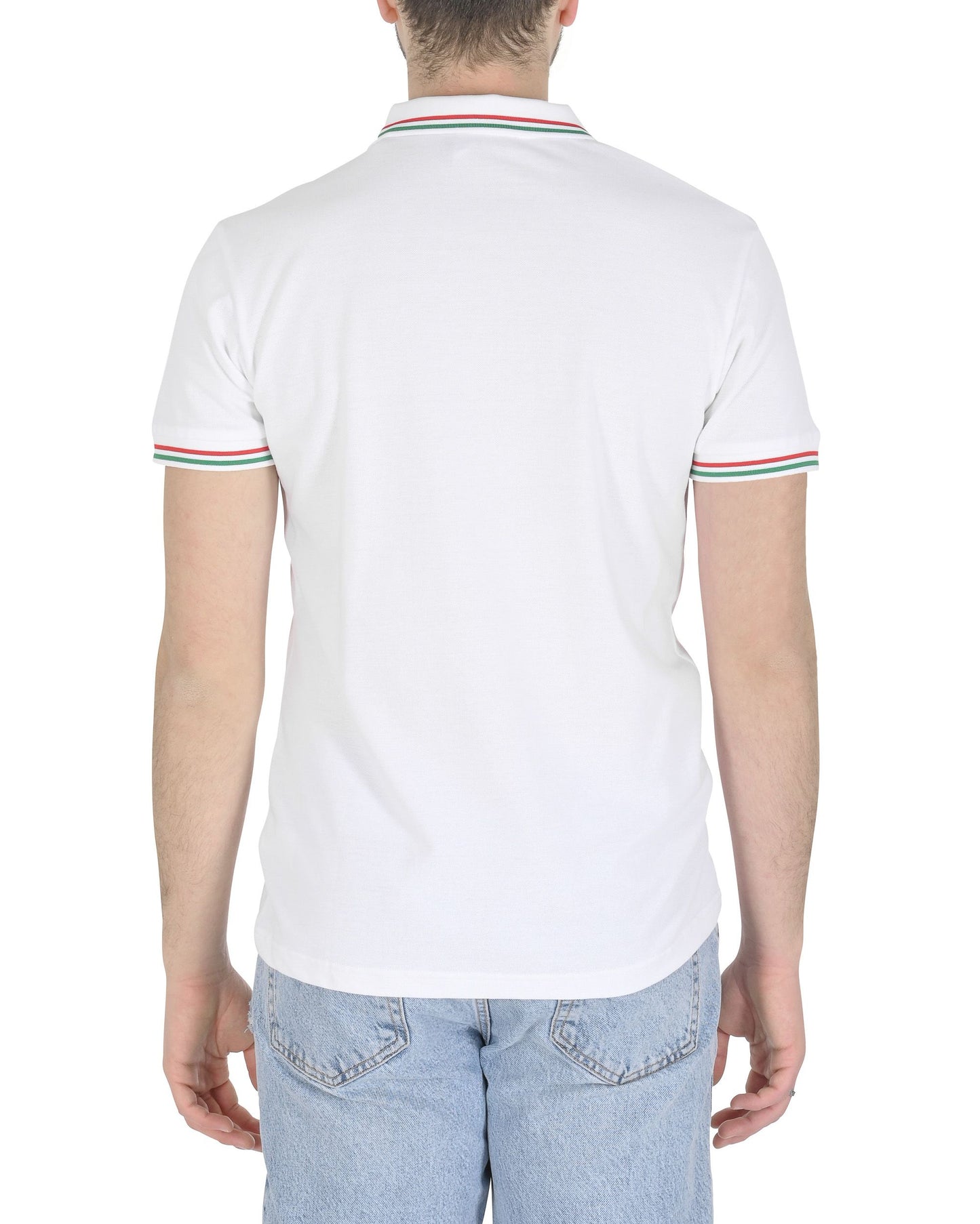 19V69 Italia Mens Polo OLAF WHITE