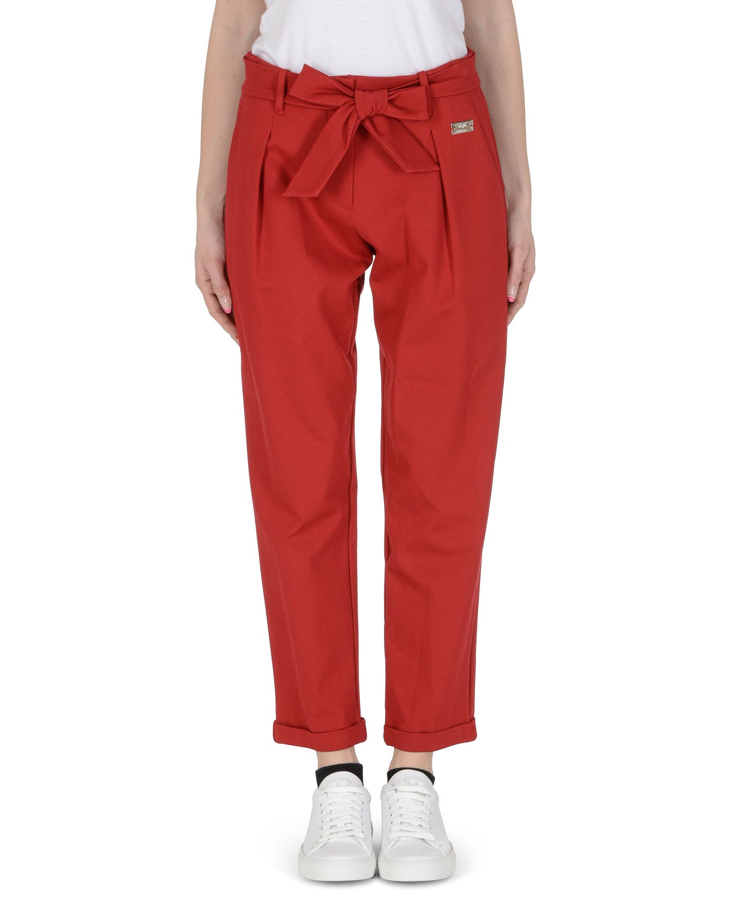 19V69 Italia Womens Trousers Red TRUMP RED