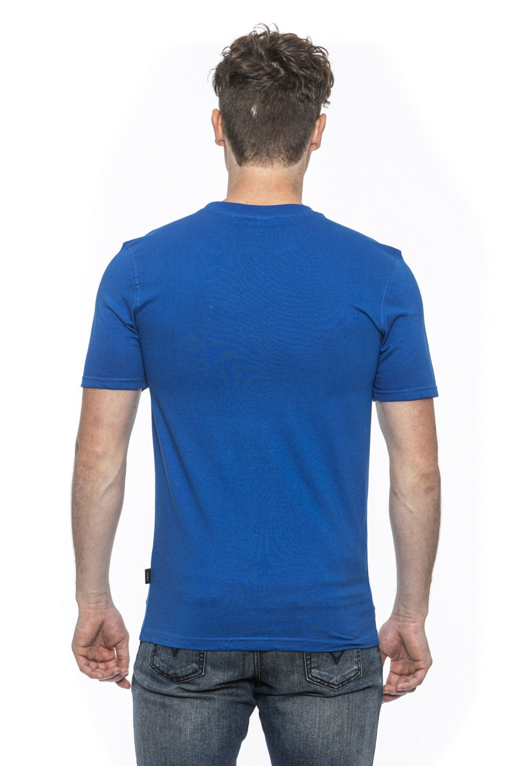 19V69 Italia Mens T-Shirt Blue TROY ROYAL BLUE