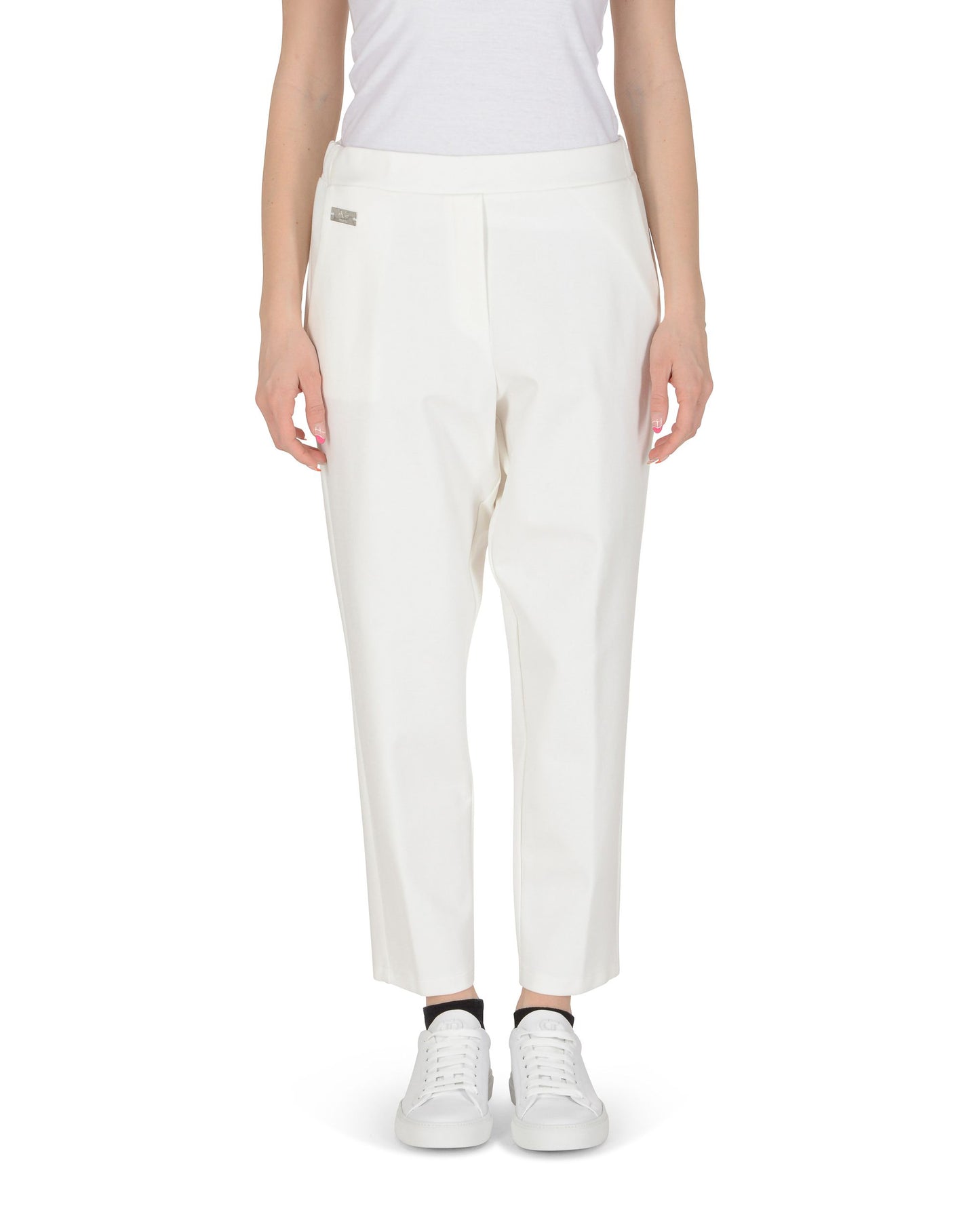 19V69 Italia Womens Trousers White BOND WHITE