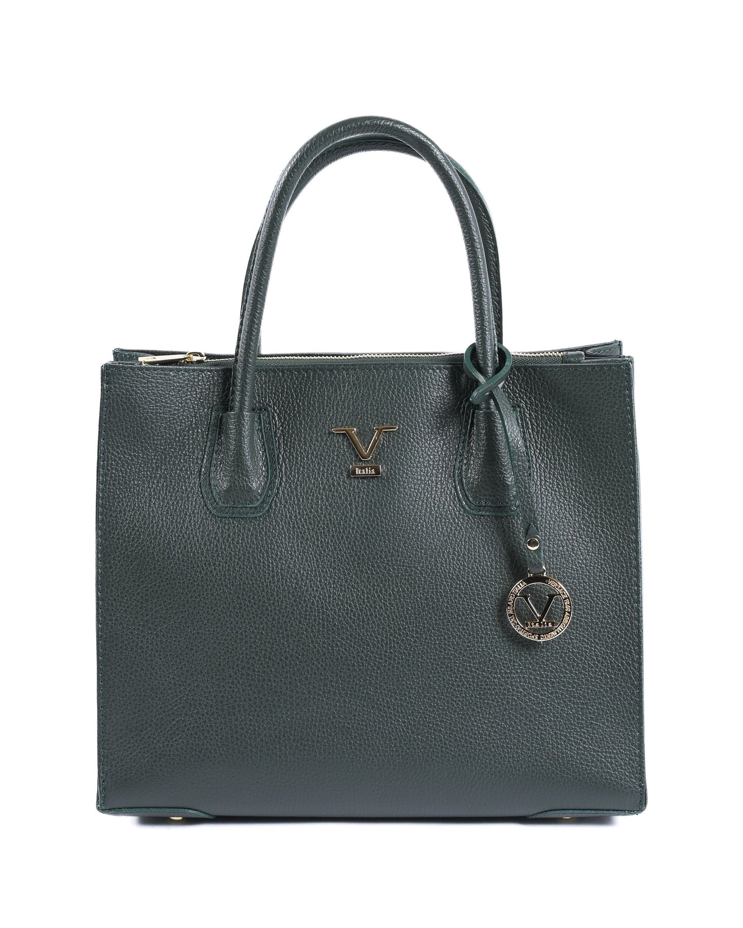 V Italia Womens Handbag BE10275 52 DOLLARO VERDE SCURO