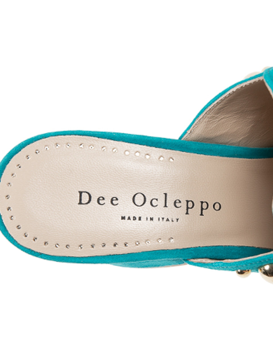 Dee Ocleppo Womens Sandal 3014 CAMOSCIO JADE