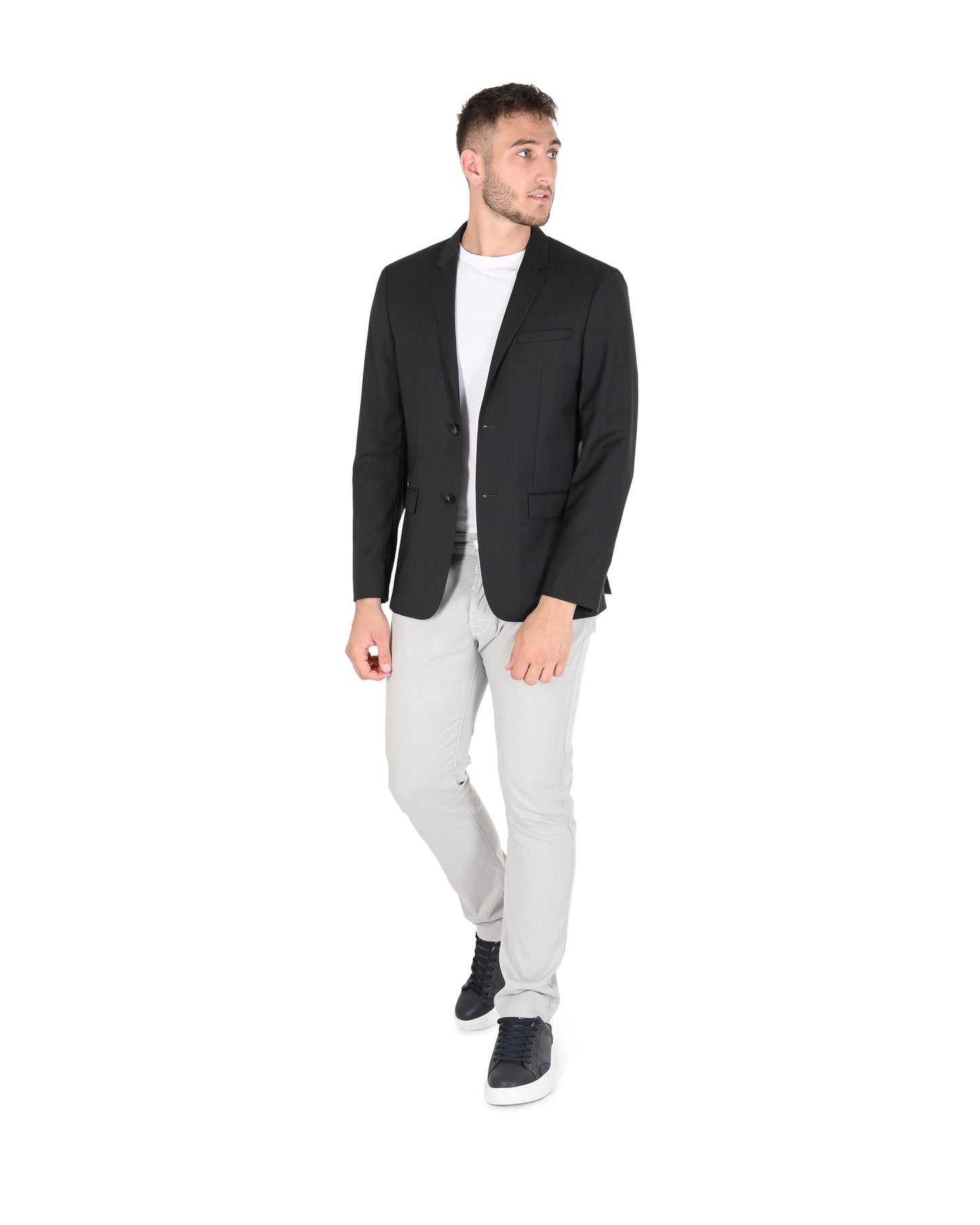 Calvin Klein Mens Blazer Black K1EK101237013