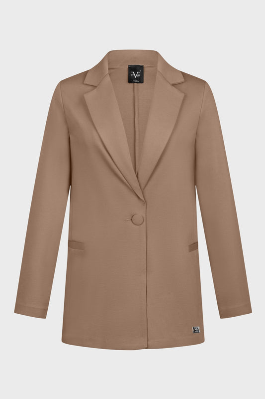 19V69 Italia Womens Blazer Brown MIKY BROWN