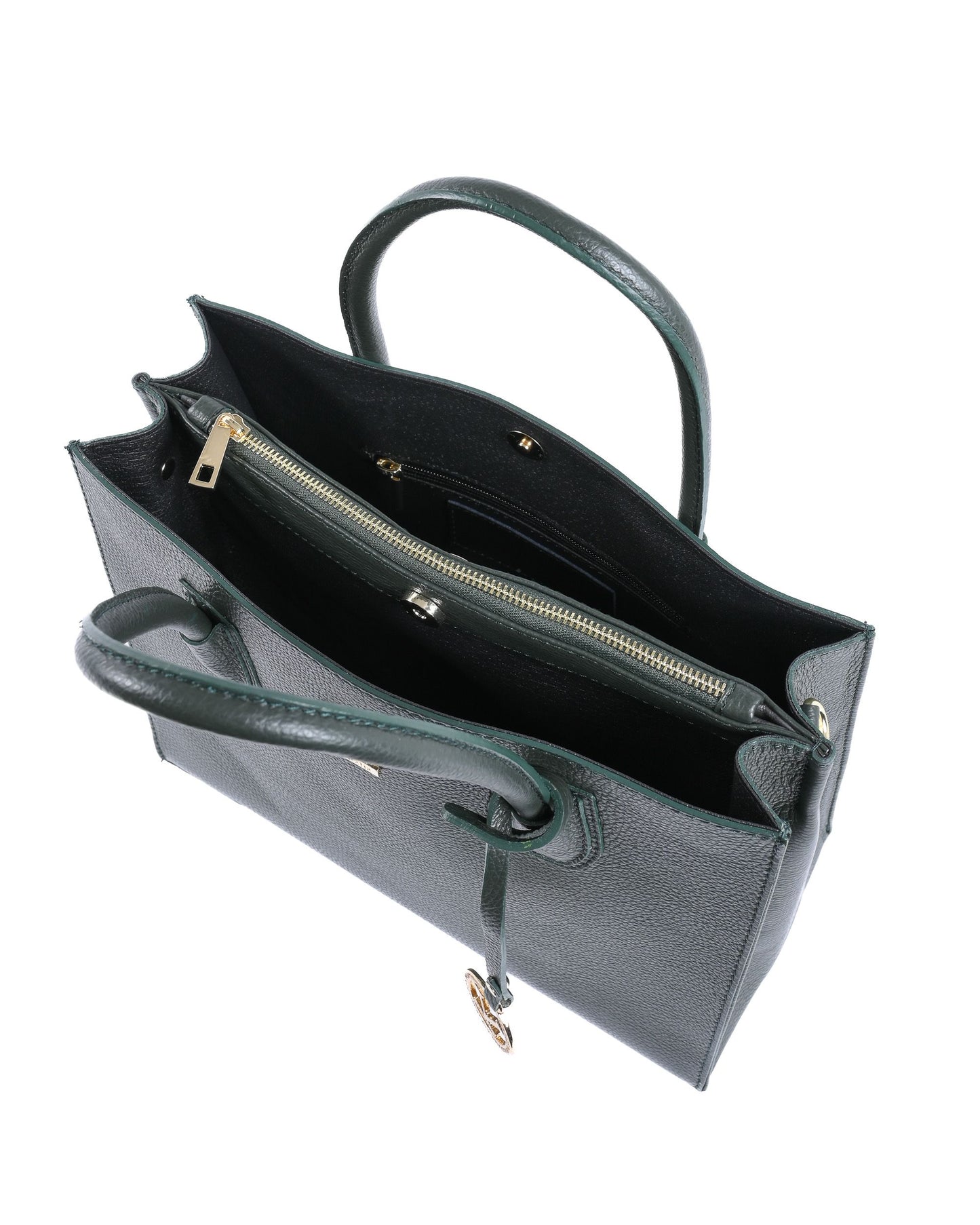 V Italia Womens Handbag BE10275 52 DOLLARO VERDE SCURO